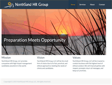 Tablet Screenshot of northsandhr.com